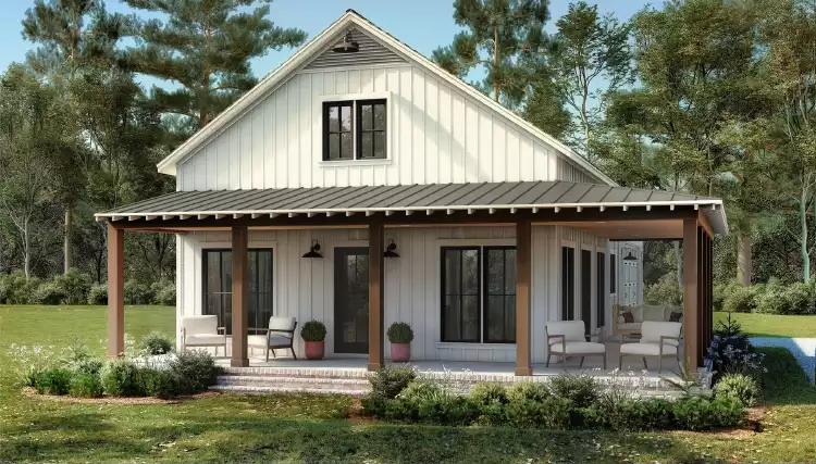 image of barndominium house plan 9282