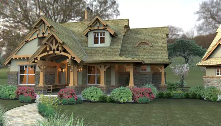 image of 1.5 story house plan 2259