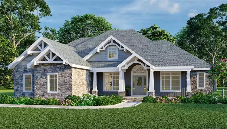 image of bonus room house plan 4422