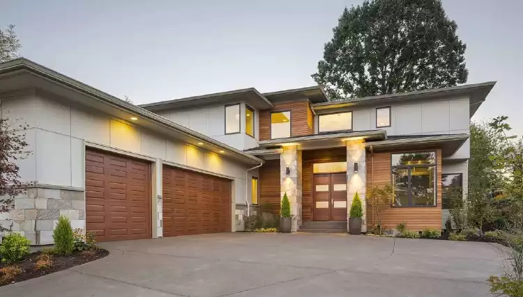 image of modern house plan 6057
