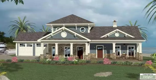 image of beach house plan 4657