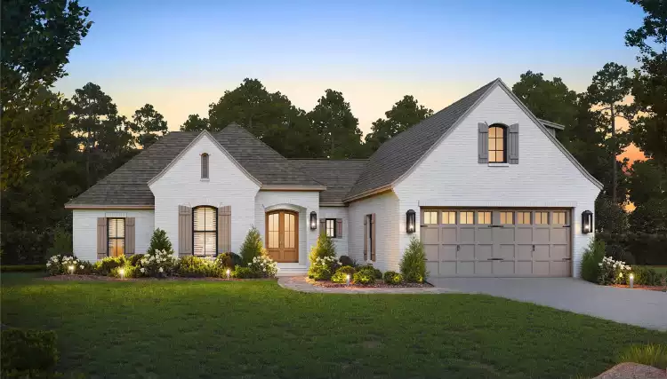 image of french country house plan 9412