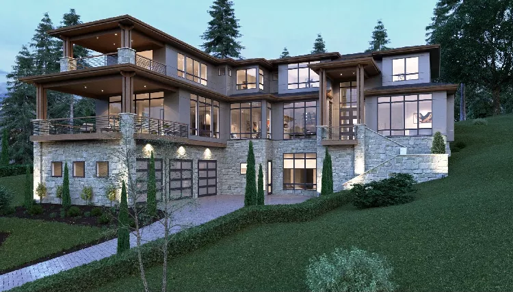 image of 5001 square feet and up house plan 7882
