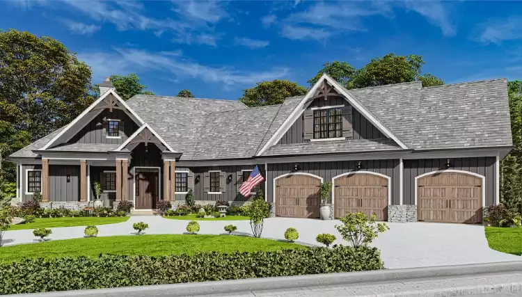 image of craftsman-style house plan 9356