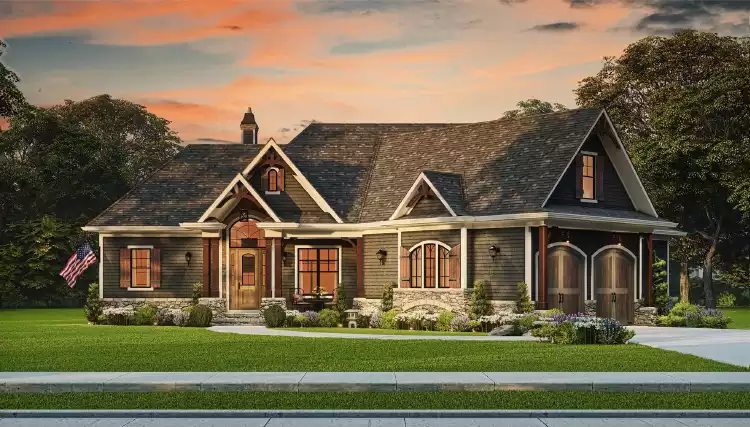 image of bonus room house plan 11624
