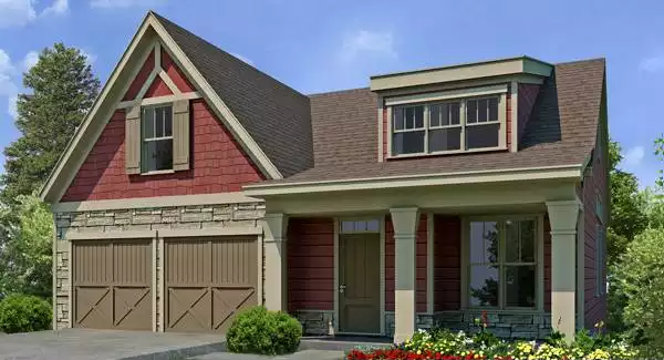 image of 1.5 story house plan 1131