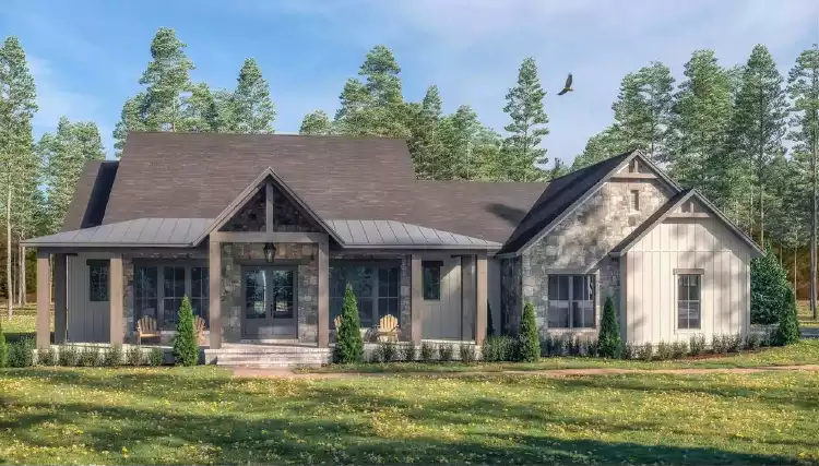 image of lake house plan 4369