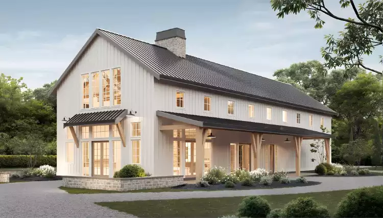image of barndominium house plan 8039
