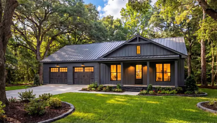 image of barndominium house plan 12267
