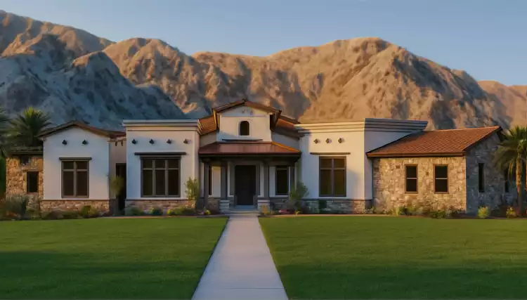 image of mediterranean house plan 8680