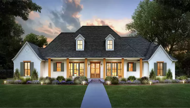 image of european house plan 6581