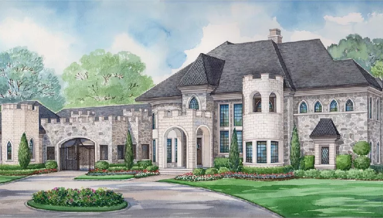 image of 5001 square feet and up house plan 8781